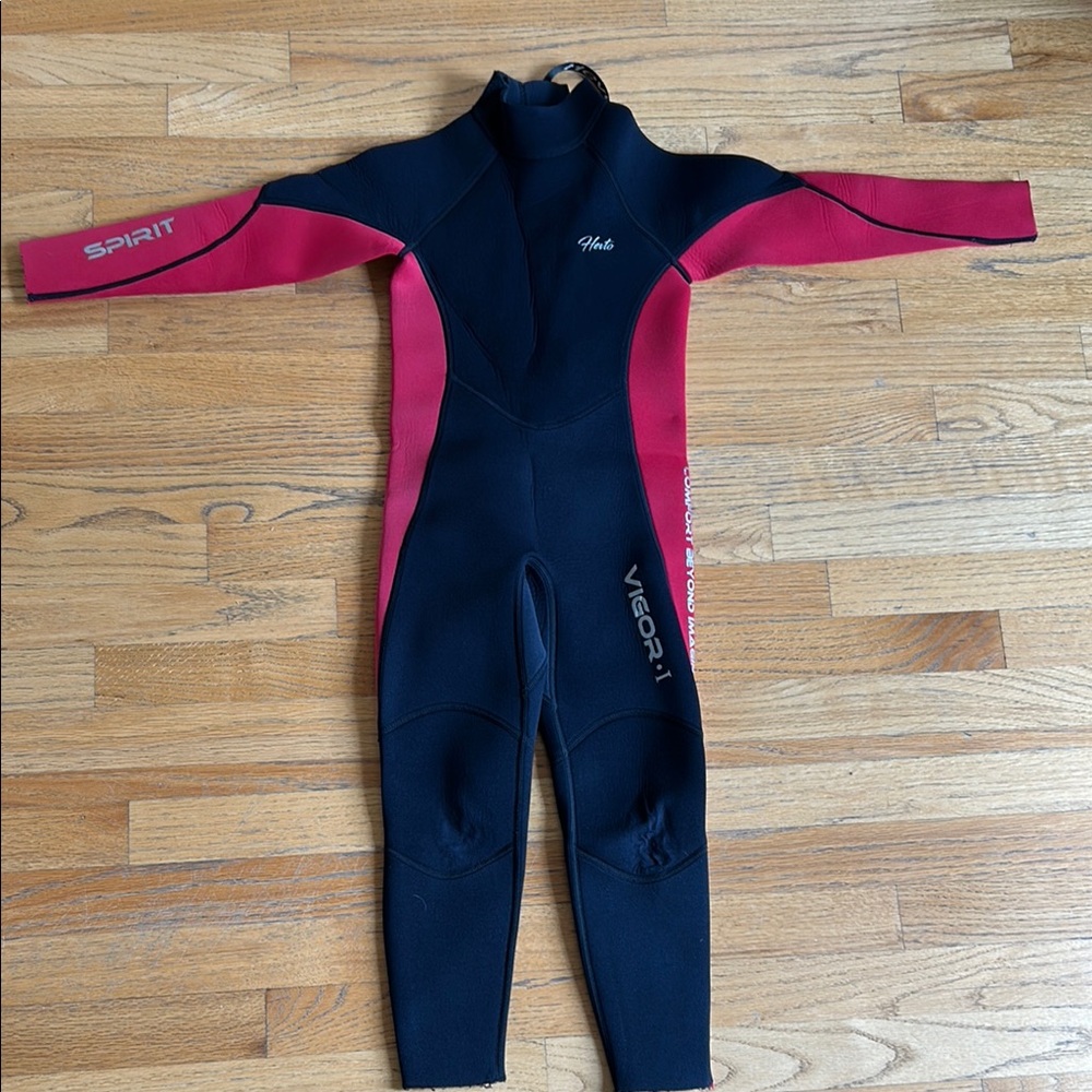 Black and Red wetsuit